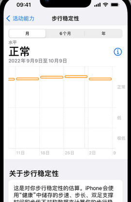 九原iPhone手机维修如何在iPhone开启'步行稳定性通知'