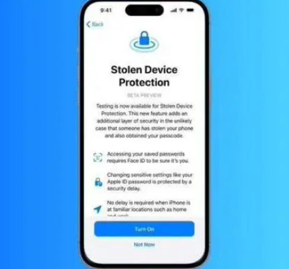九原苹果授权维修店分享被盗设备保护功能开启方法 